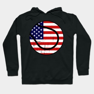 Usa America Flag Tennis 4Th Of July Hoodie